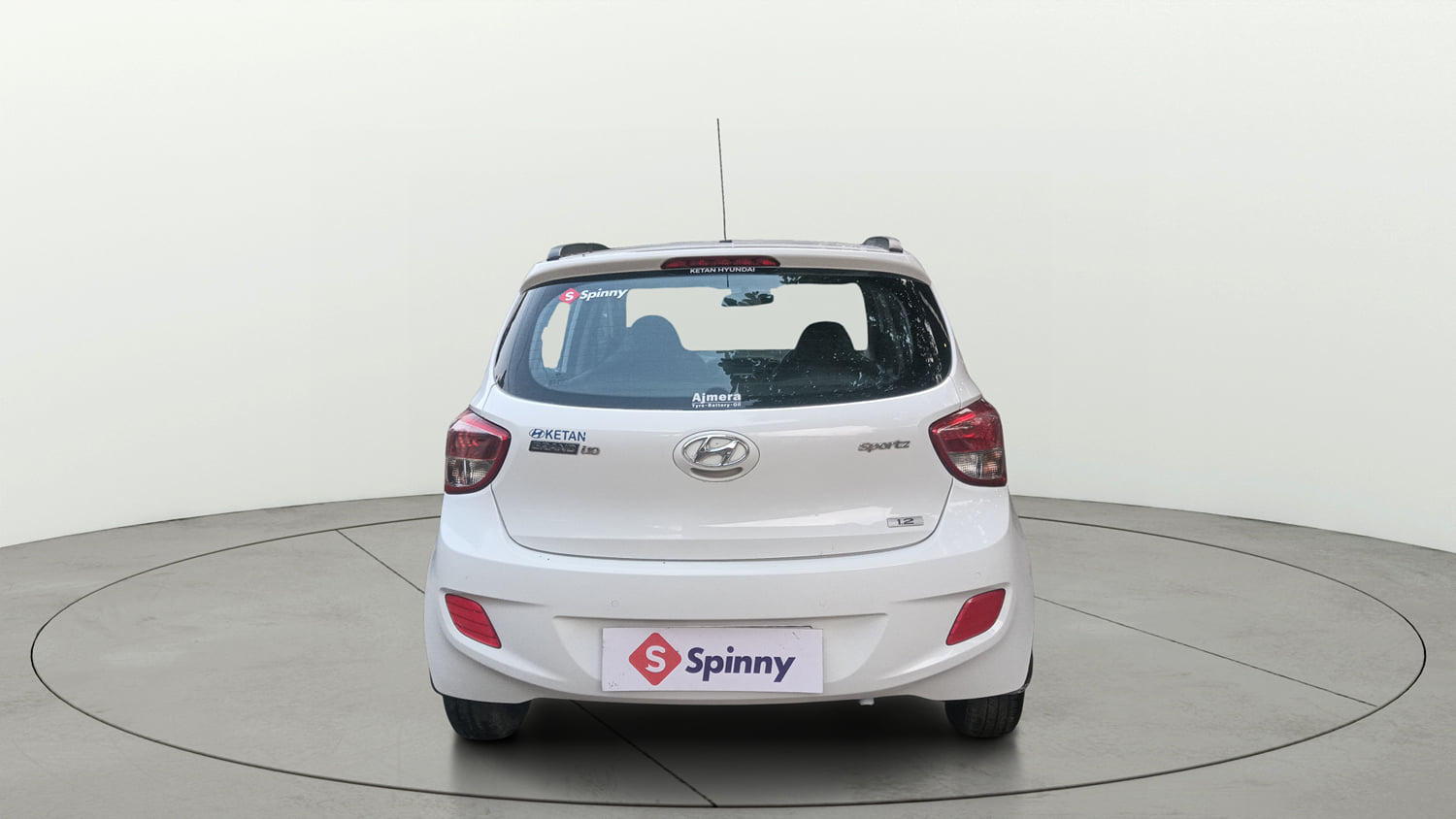 Used 2016 Hyundai Grand i10 Sportz 1.2 Kappa VTVT Petrol Manual exterior BACK VIEW