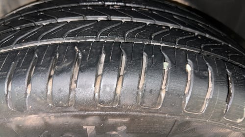 Used 2022 Skoda Slavia Style 1.5L TSI DSG Petrol Automatic tyres RIGHT REAR TYRE TREAD VIEW