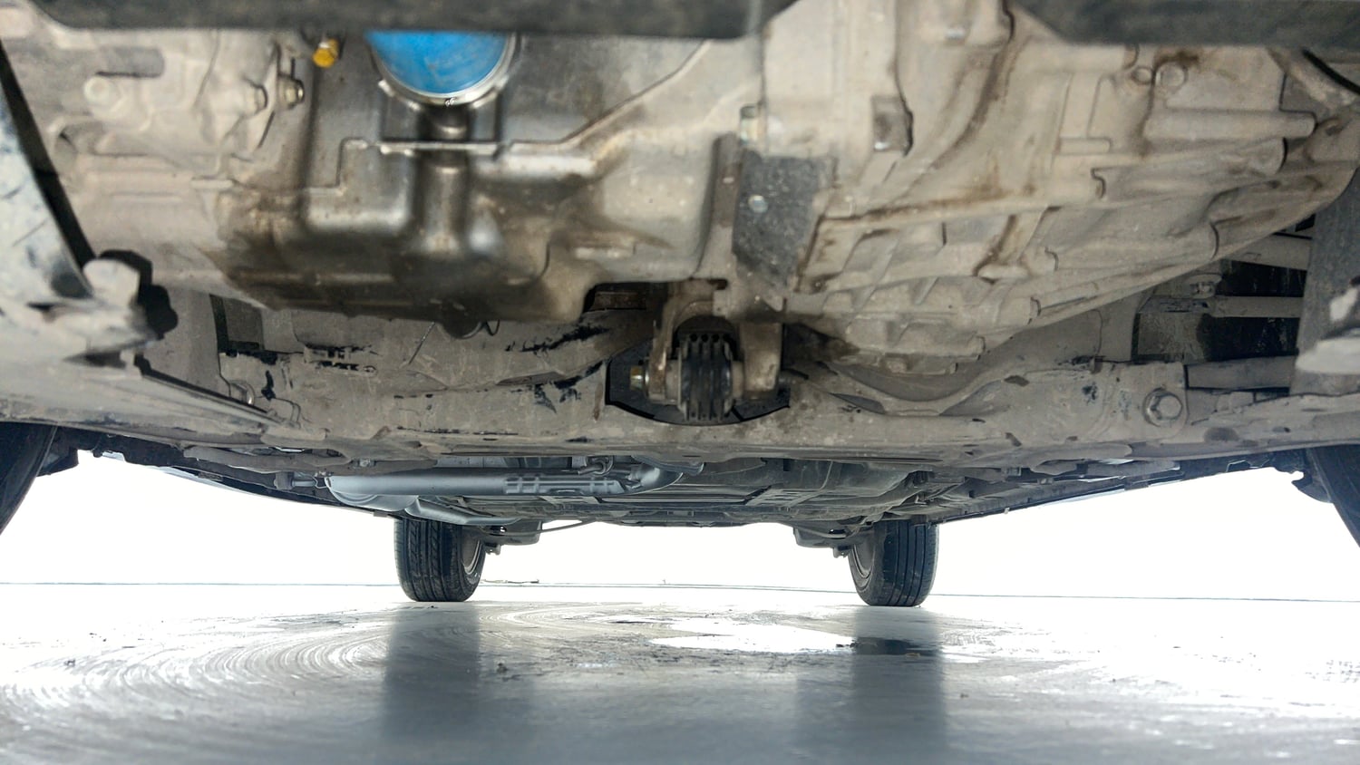 Used 2021 Honda WR-V VX MT Petrol Petrol Manual extra FRONT LEFT UNDERBODY VIEW