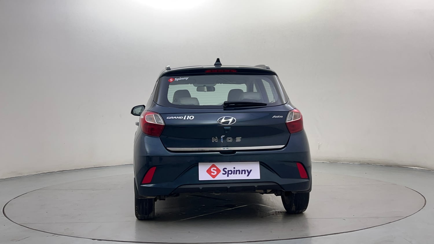 Used 2021 Hyundai Grand i10 Nios Asta AMT 1.2 Kappa VTVT Petrol Automatic exterior BACK VIEW