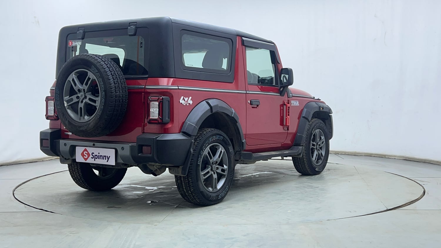 Used 2022 mahindra Thar LX Hard Top Diesel AT 4WD Diesel Automatic exterior RIGHT REAR CORNER VIEW