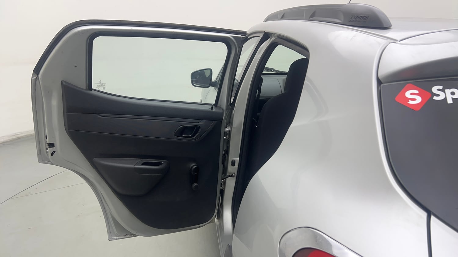 Used 2016 Renault Kwid RXT Petrol Manual interior LEFT REAR DOOR OPEN VIEW