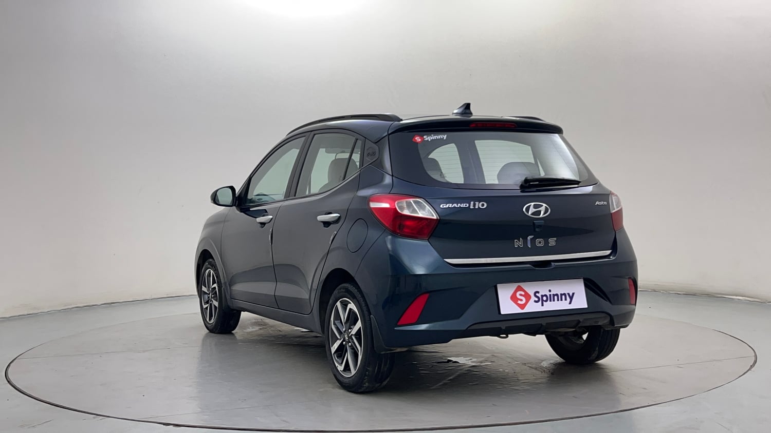 Used 2021 Hyundai Grand i10 Nios Asta AMT 1.2 Kappa VTVT Petrol Automatic exterior LEFT REAR CORNER VIEW