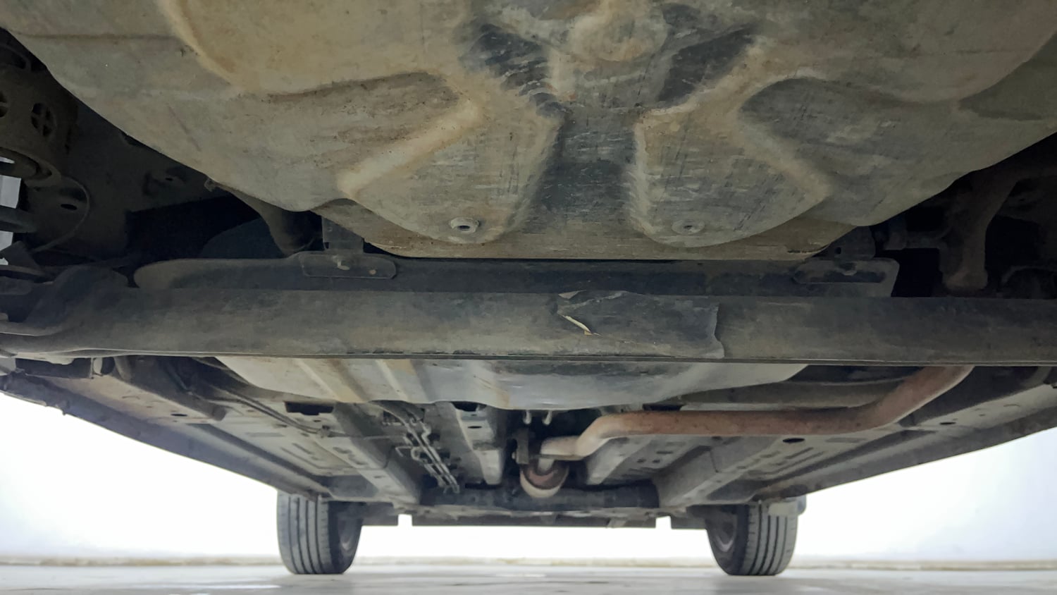 Used 2022 Tata Punch Kaziranga Creative AMT Petrol Automatic extra REAR UNDERBODY VIEW (TAKEN FROM REAR)