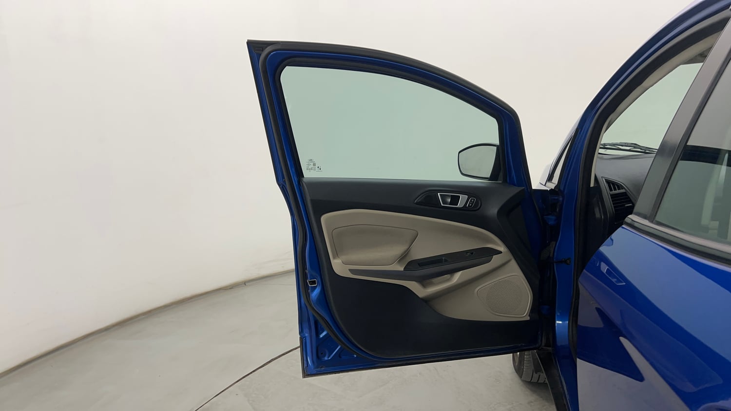 Used 2021 Ford EcoSport Titanium Plus 1.5L Ti-VCT AT Petrol Automatic interior LEFT FRONT DOOR OPEN VIEW
