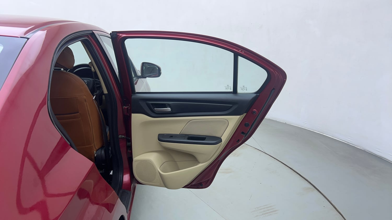Used 2019 Honda Amaze 1.2 VX CVT Petrol Petrol Automatic interior RIGHT REAR DOOR OPEN VIEW