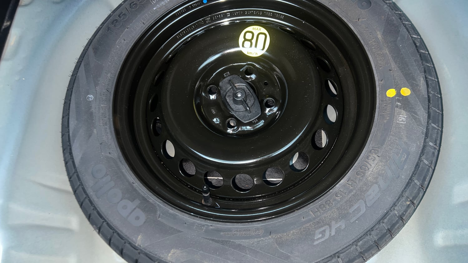 Used 2022 Maruti Suzuki Baleno Zeta MT Petrol Manual tyres SPARE TYRE VIEW