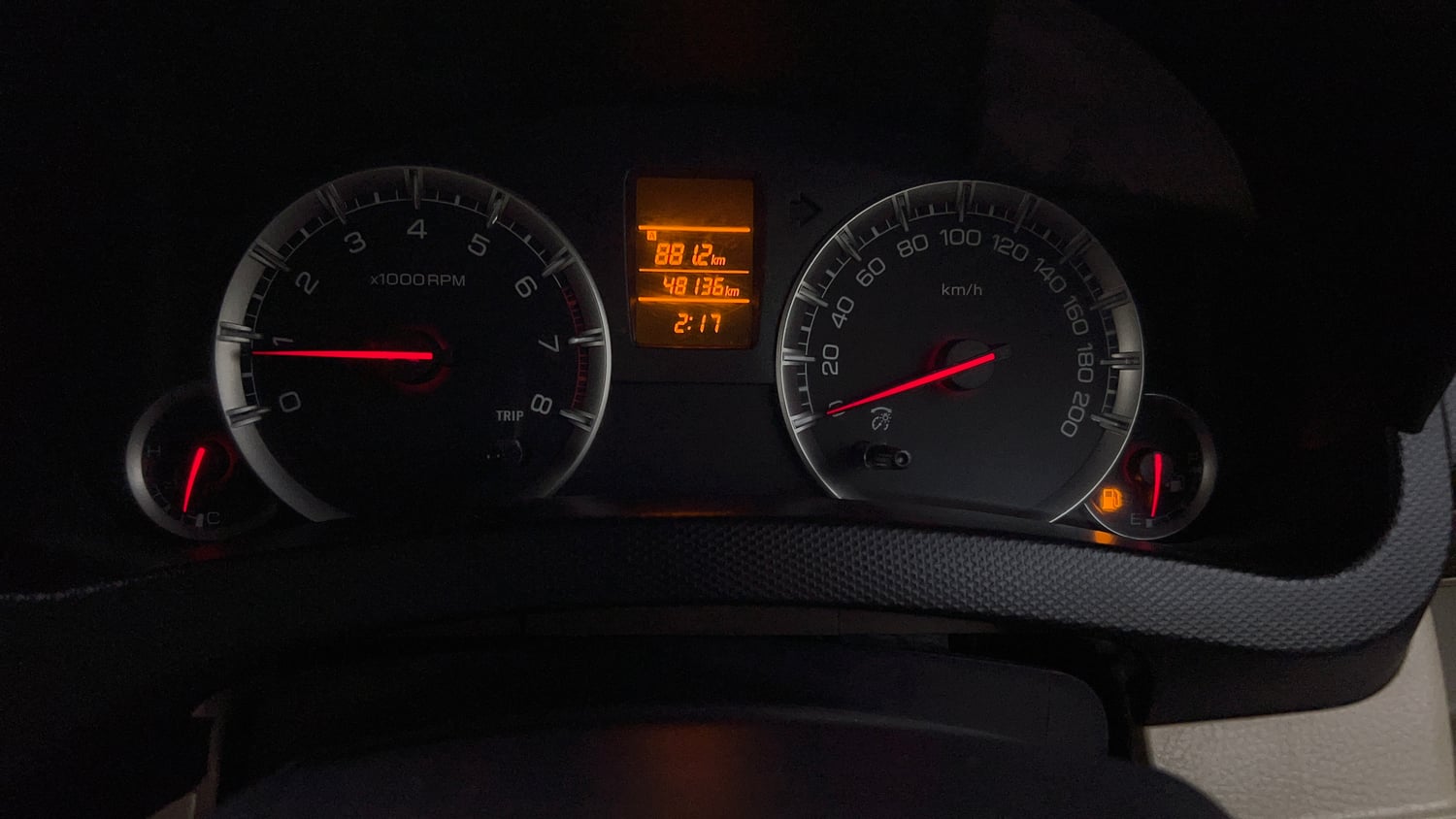 Used 2017 Maruti Suzuki Swift Dzire VXI (O) Petrol Manual interior CLUSTERMETER VIEW