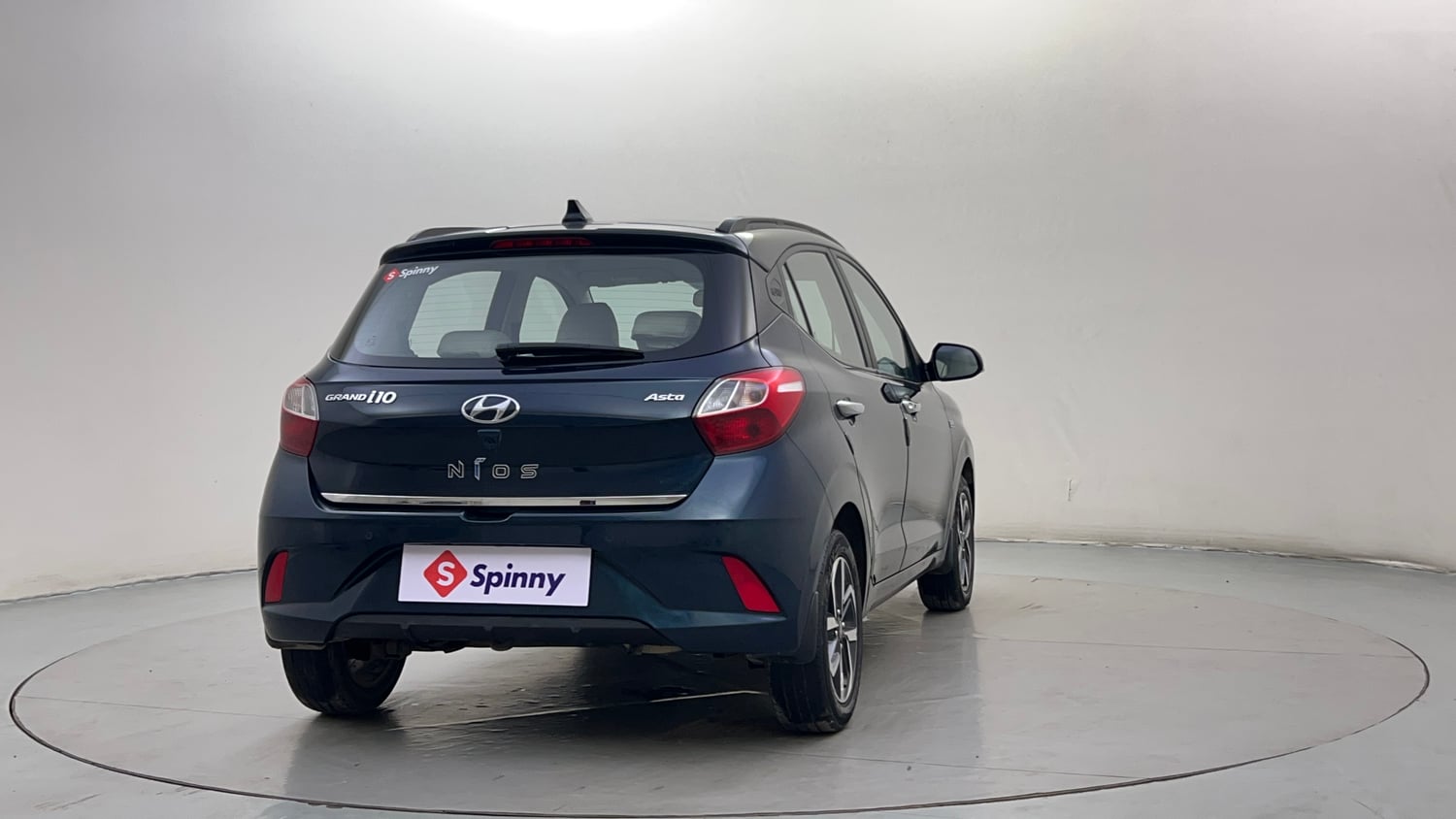 Used 2021 Hyundai Grand i10 Nios Asta AMT 1.2 Kappa VTVT Petrol Automatic exterior RIGHT REAR CORNER VIEW
