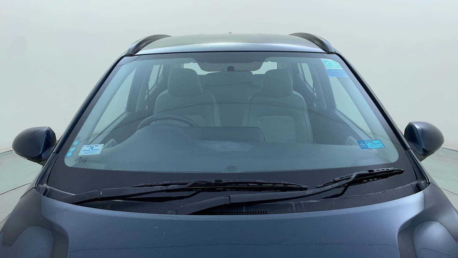 Used 2023 Hyundai Grand i10 Nios Sportz 1.2 Kappa VTVT Petrol Manual exterior FRONT WINDSHIELD VIEW