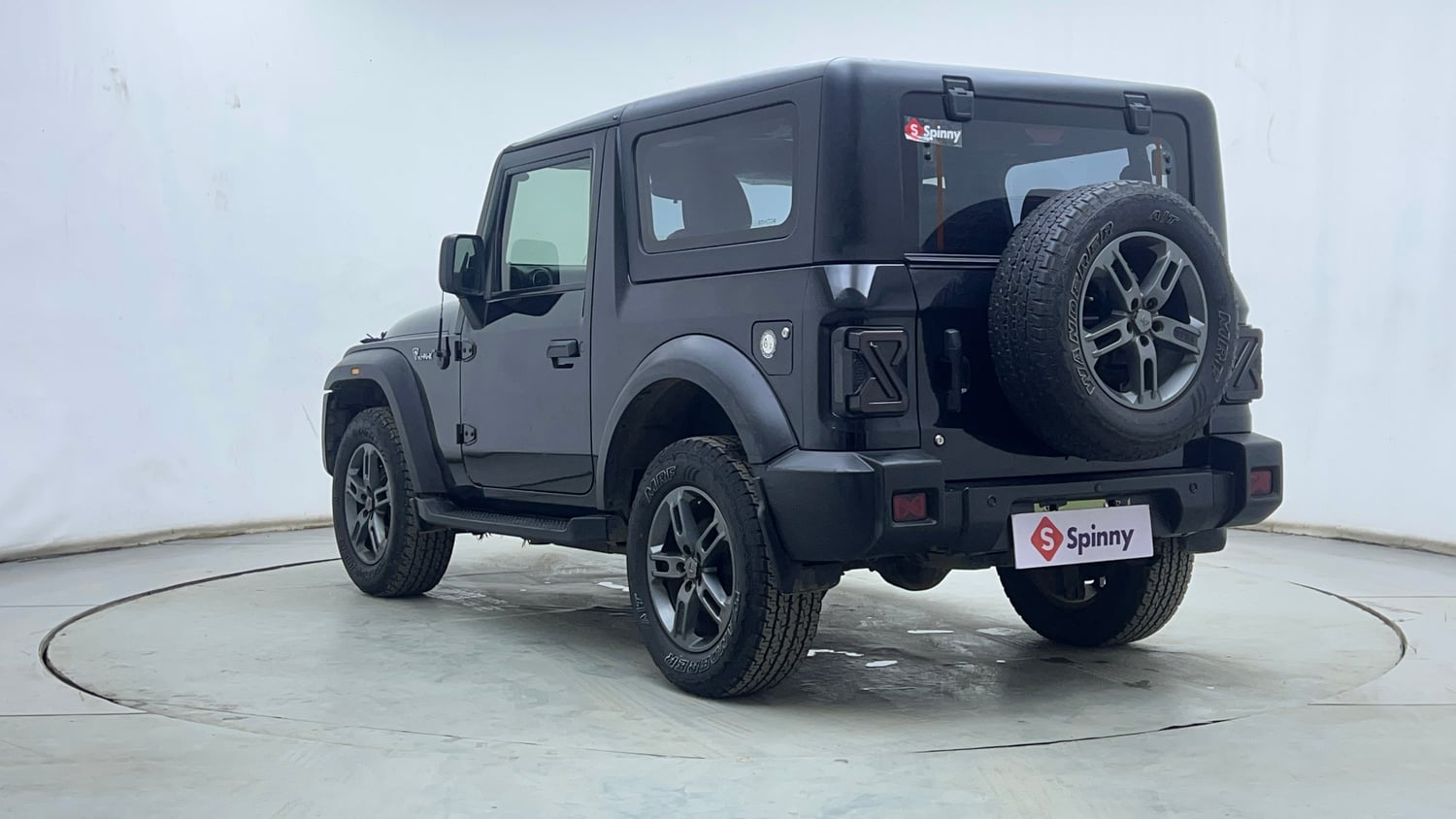 Used 2023 mahindra Thar LX Hard Top Diesel MT 4WD Diesel Manual exterior LEFT REAR CORNER VIEW