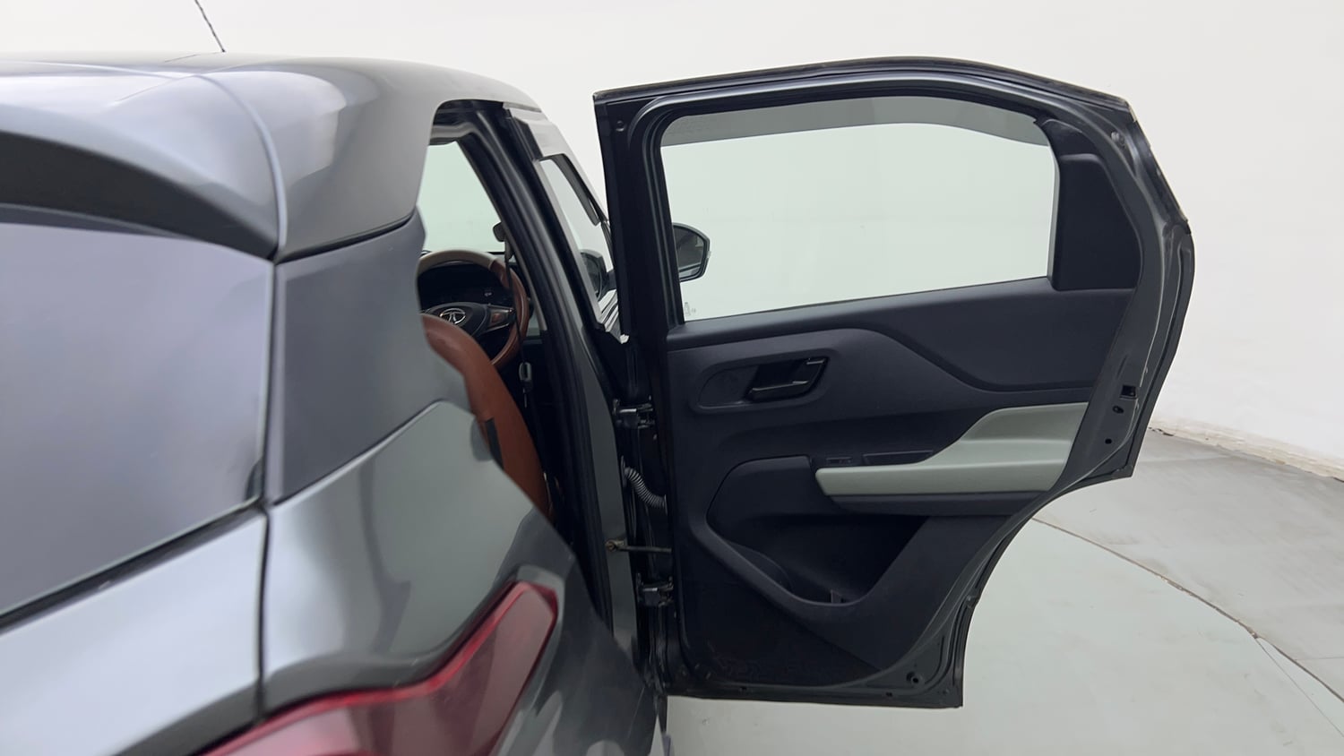 Used 2022 Tata Punch Adventure Rhythm Pack MT Petrol Manual interior RIGHT REAR DOOR OPEN VIEW