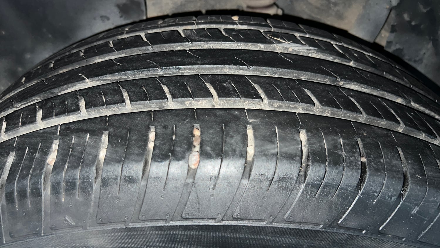 Used 2023 Tata Harrier XZA Plus Diesel Automatic tyres RIGHT REAR TYRE TREAD VIEW