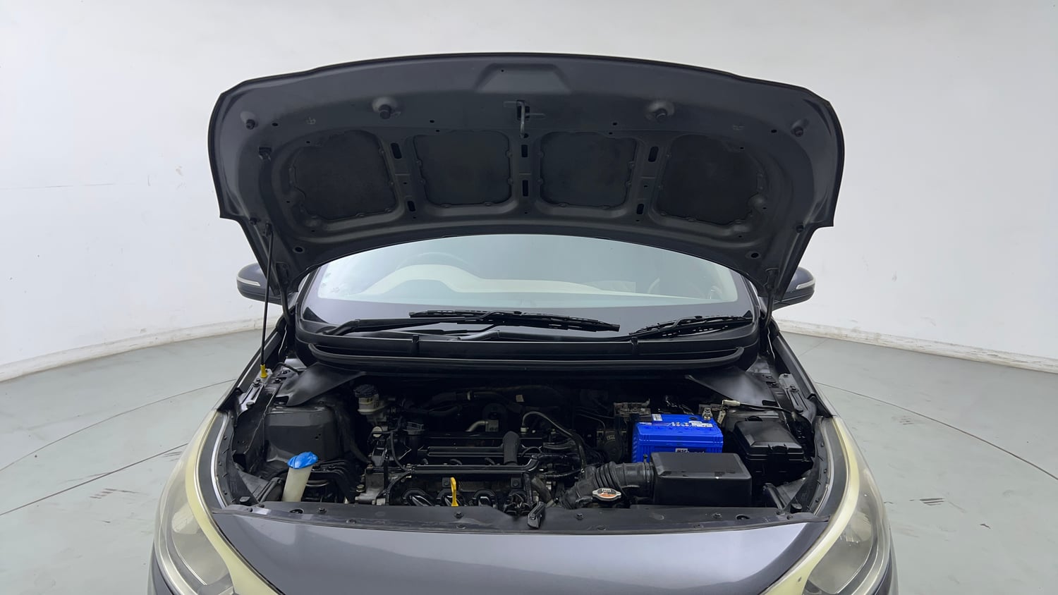 Used 2014 Hyundai Elite i20 Asta 1.2 Petrol Manual engine ENGINE & BONNET OPEN FRONT VIEW