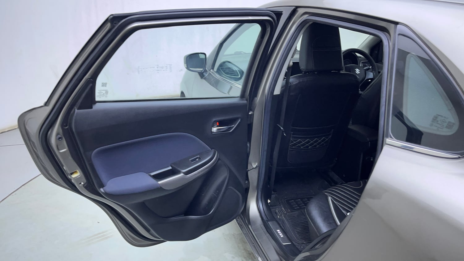 Used 2022 Maruti Suzuki Baleno Zeta Petrol Manual interior LEFT REAR DOOR OPEN VIEW