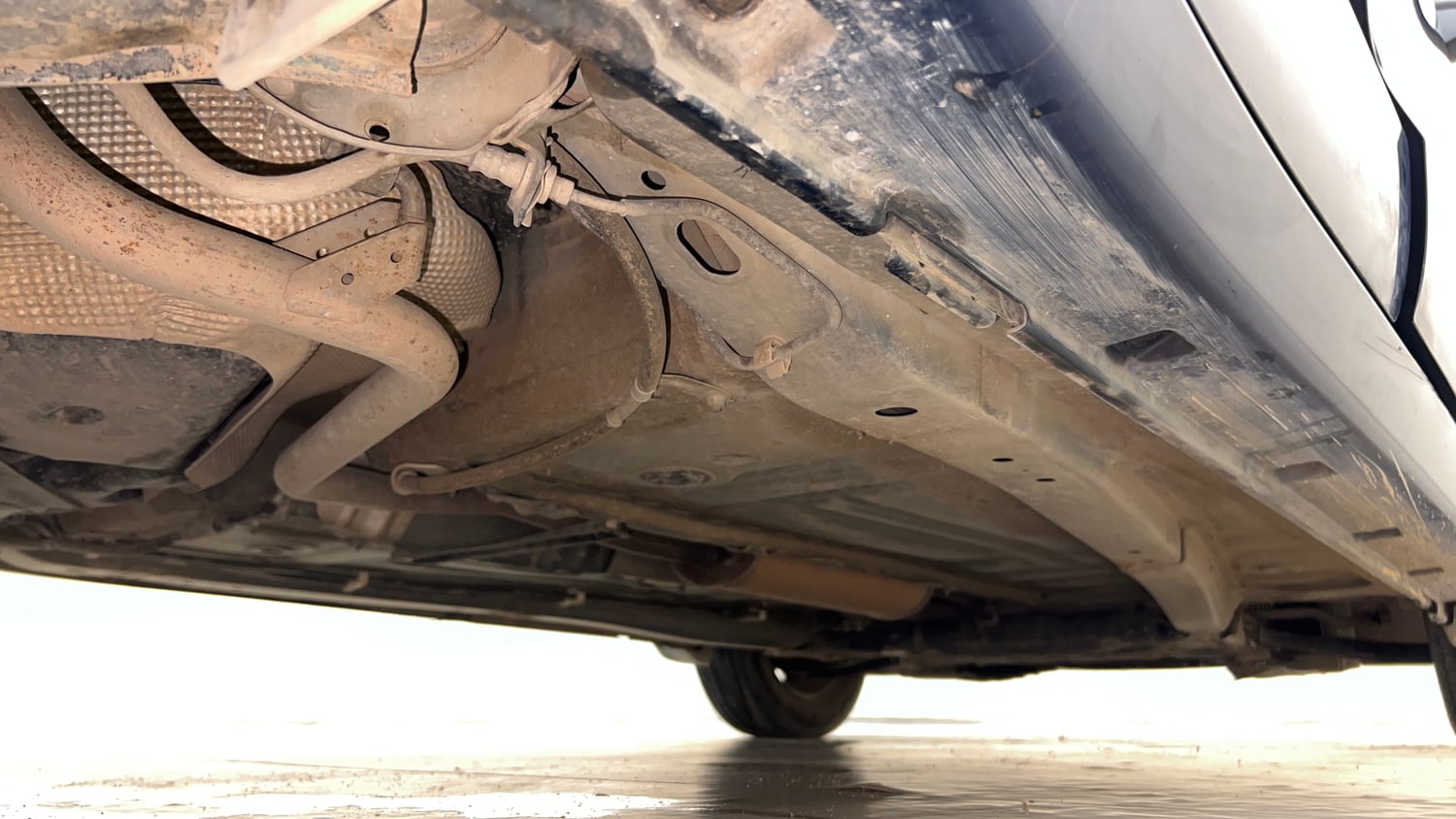 Used 2019 Maruti Suzuki Baleno Delta 1.2 AT Petrol Automatic extra REAR RIGHT UNDERBODY VIEW