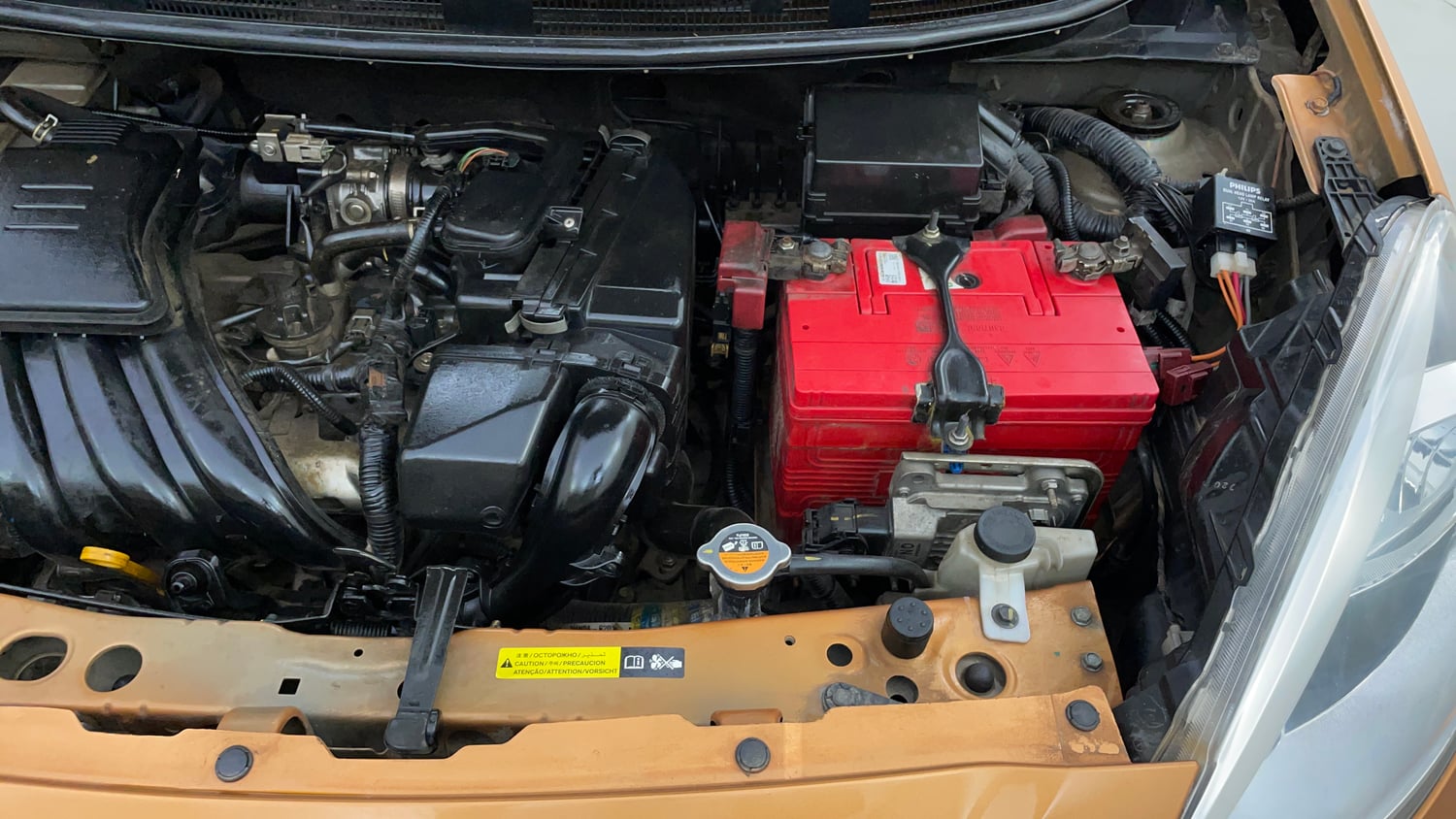 Used 2017 Nissan Micra XL CVT Petrol Automatic engine ENGINE LEFT SIDE VIEW