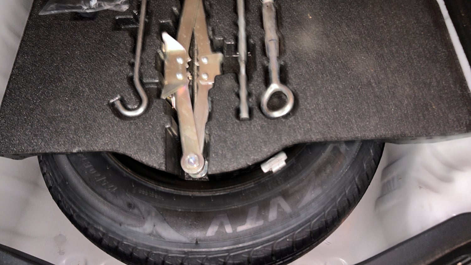 Used 2021 Honda Jazz VX CVT Petrol Automatic tyres SPARE TYRE VIEW