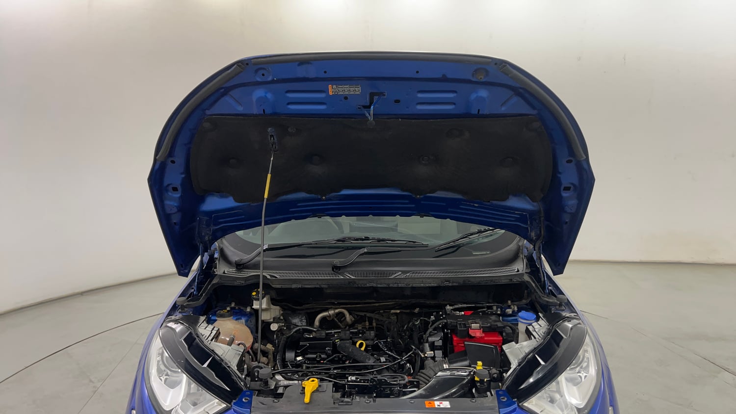Used 2021 Ford EcoSport Titanium Plus 1.5L Ti-VCT AT Petrol Automatic engine ENGINE & BONNET OPEN FRONT VIEW