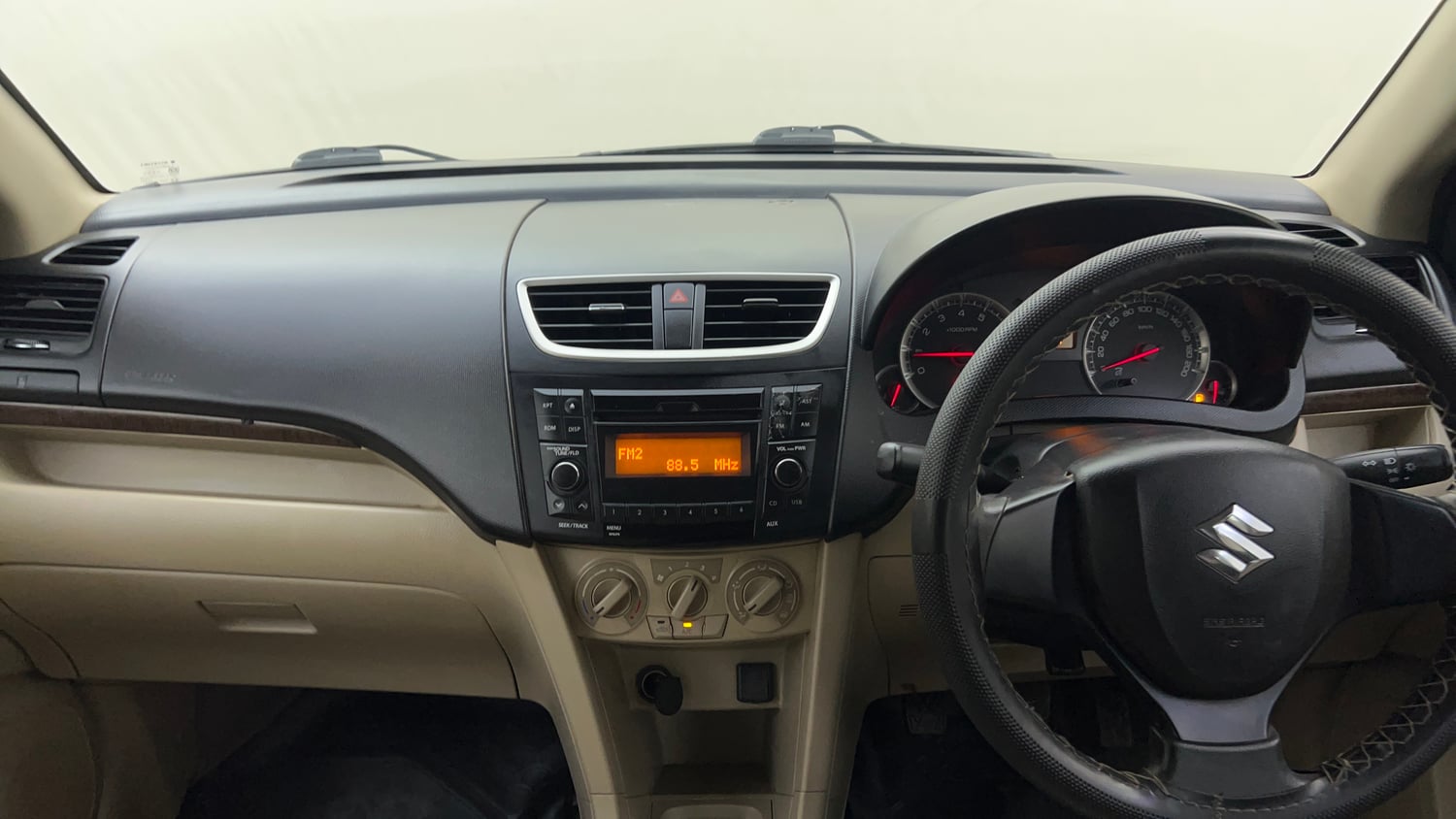 Used 2017 Maruti Suzuki Swift Dzire VXI (O) Petrol Manual interior MUSIC SYSTEM & AC CONTROL VIEW