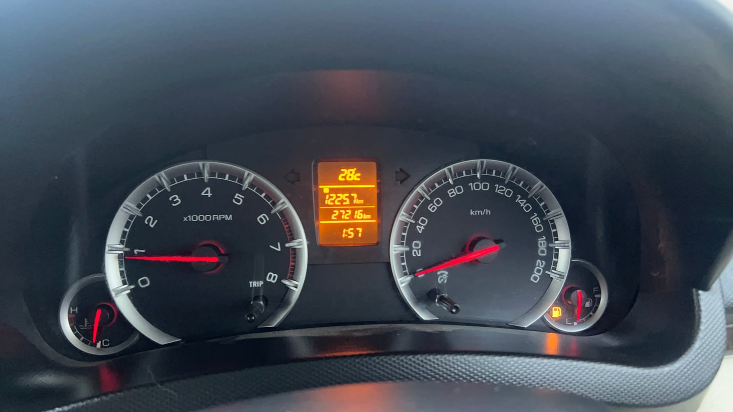 Used 2016 Maruti Suzuki Swift Dzire ZXI Petrol Manual interior CLUSTERMETER VIEW