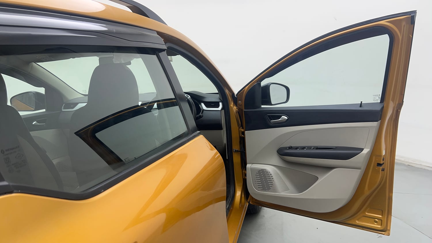 Used 2022 Renault Triber RXZ Petrol Manual interior RIGHT FRONT DOOR OPEN VIEW