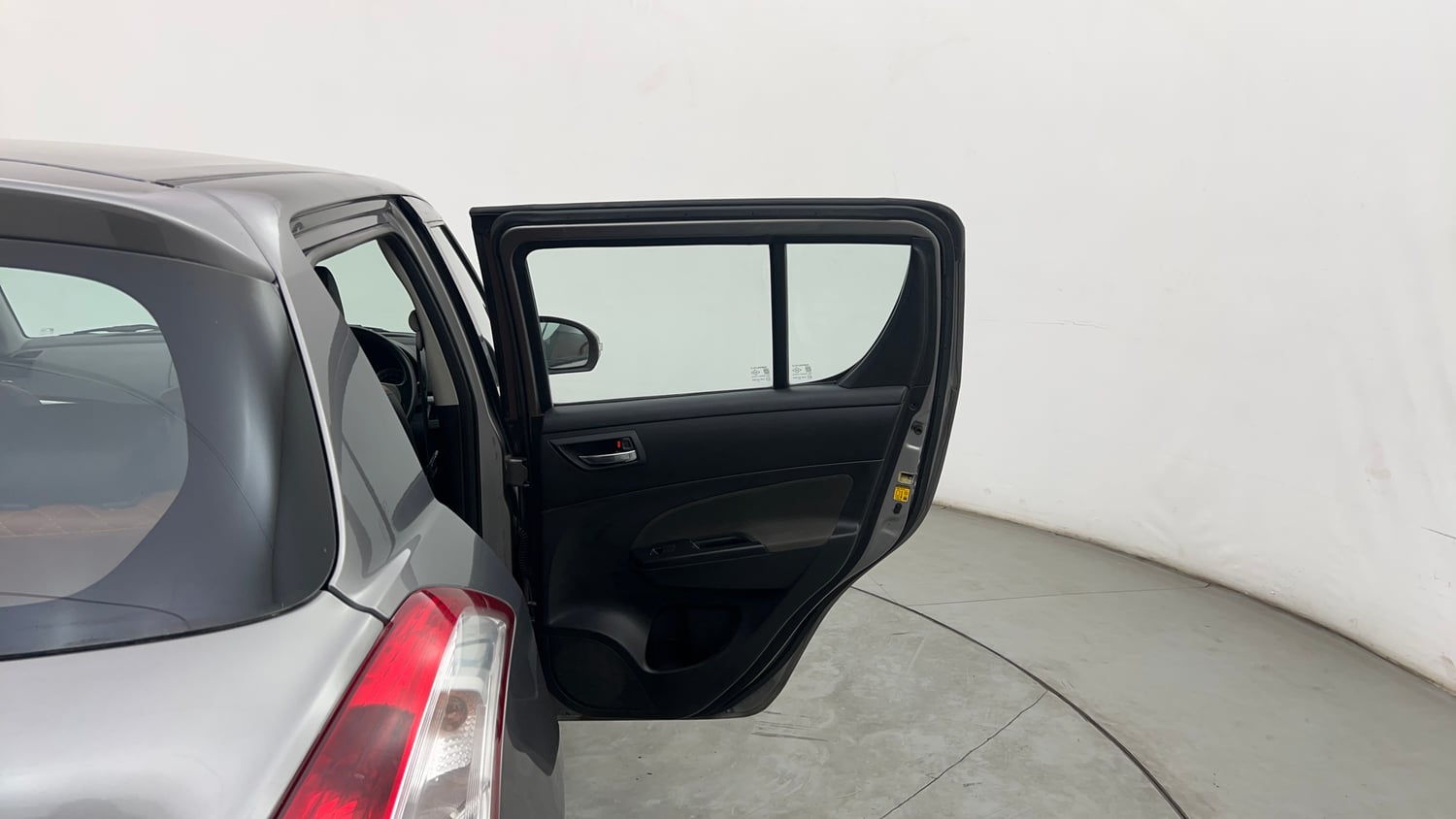Used 2013 Maruti Suzuki Swift VXi Petrol Manual interior RIGHT REAR DOOR OPEN VIEW