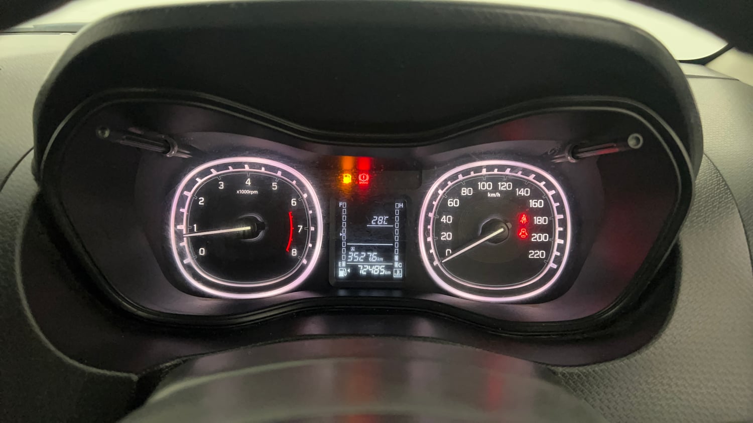 Used 2021 maruti-suzuki Vitara Brezza ZXi Plus Petrol Manual interior CLUSTERMETER VIEW