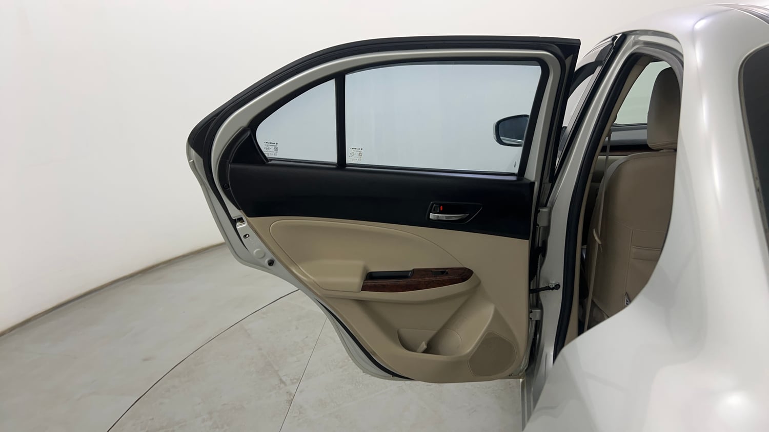 Used 2019 Maruti Suzuki Dzire VXi Petrol Manual interior LEFT REAR DOOR OPEN VIEW