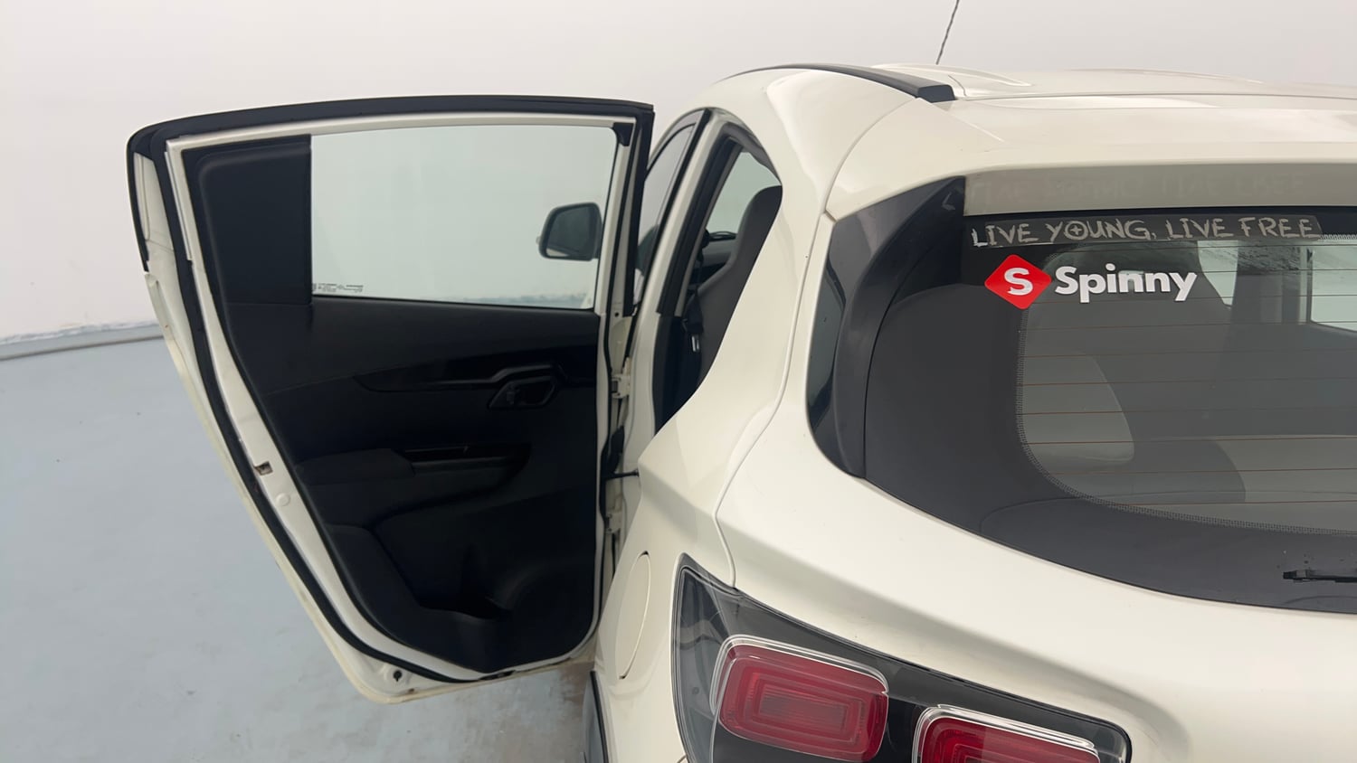 Used 2019 Mahindra KUV100 NXT K8 6 STR Petrol Manual interior LEFT REAR DOOR OPEN VIEW