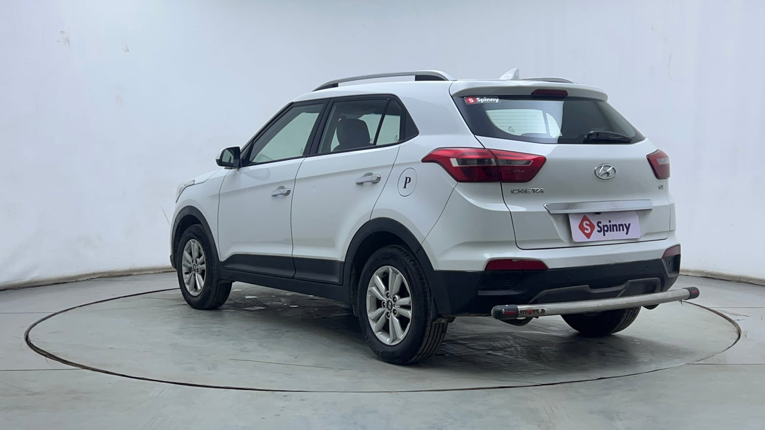 Used 2017 Hyundai Creta 1.6 SX Plus Petrol Petrol Manual exterior LEFT REAR CORNER VIEW