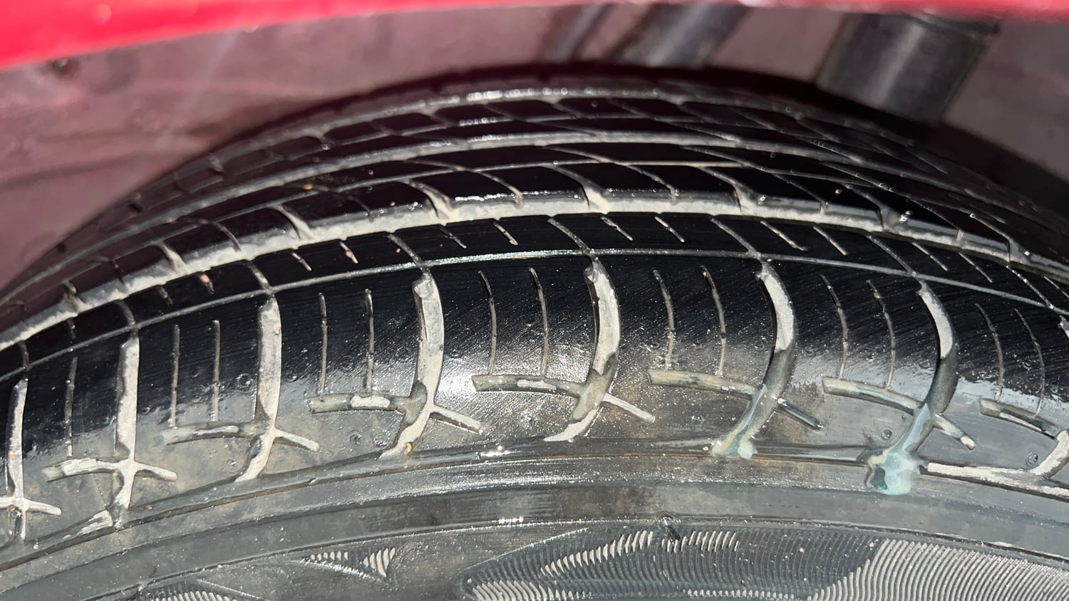 Used 2021 Honda Amaze 1.2 VX MT Petrol Petrol Manual tyres LEFT REAR TYRE TREAD VIEW