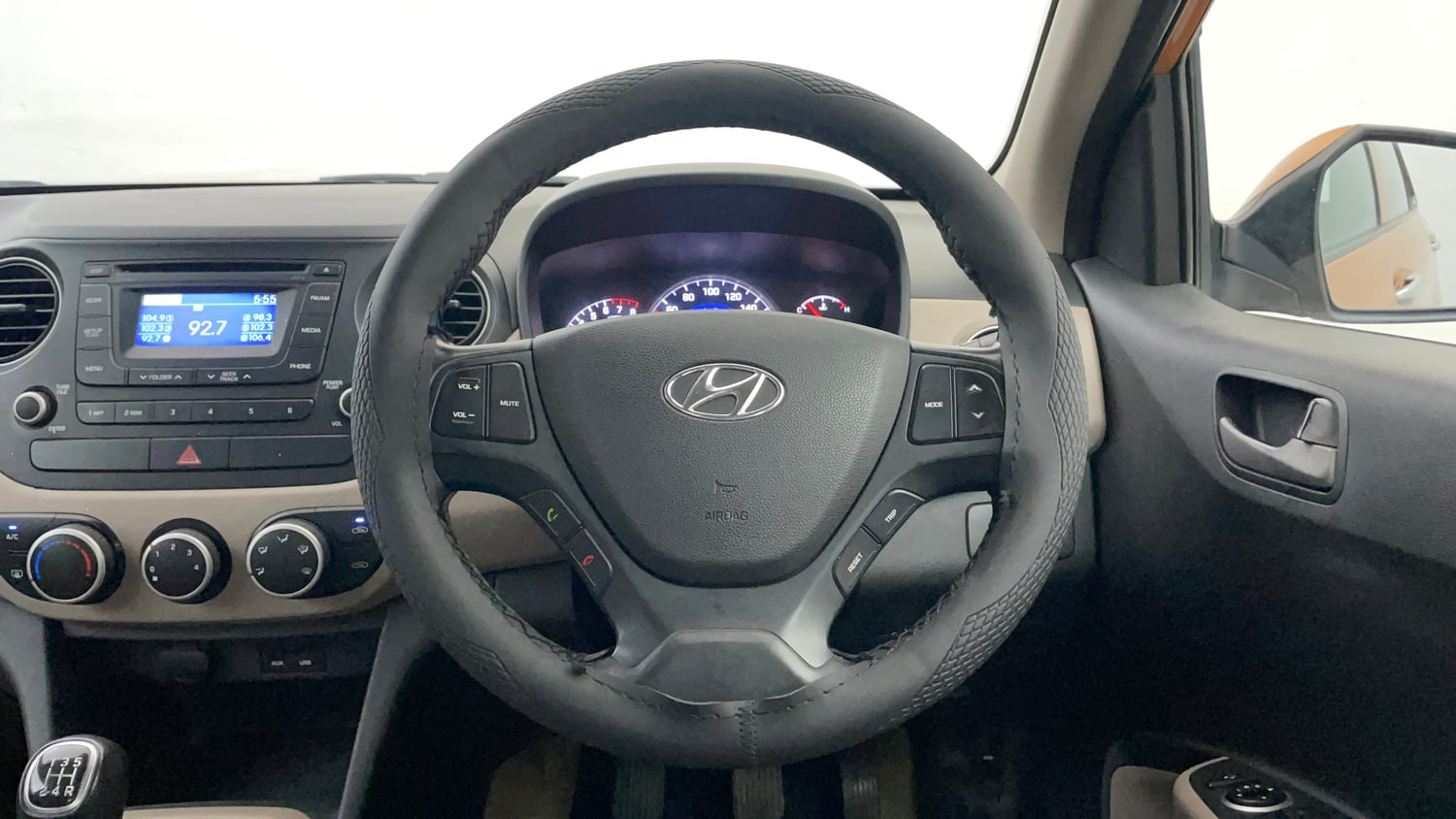 Used 2014 Hyundai Grand i10 Asta 1.2 Kappa VTVT Petrol Manual interior STEERING VIEW