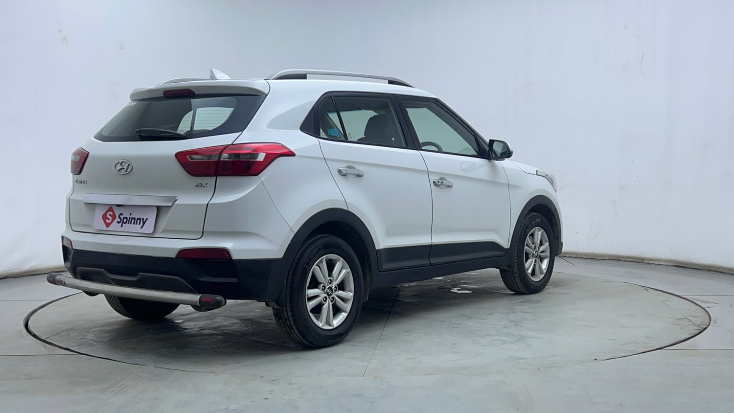 Used 2017 Hyundai Creta 1.6 SX Plus Petrol Petrol Manual exterior RIGHT REAR CORNER VIEW
