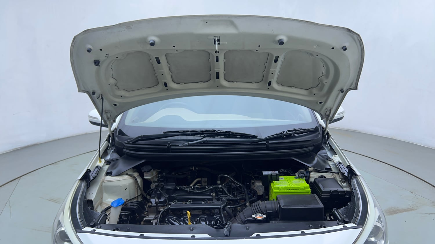 Used 2018 Hyundai Elite i20 Asta 1.2 (O) Petrol Manual engine ENGINE & BONNET OPEN FRONT VIEW