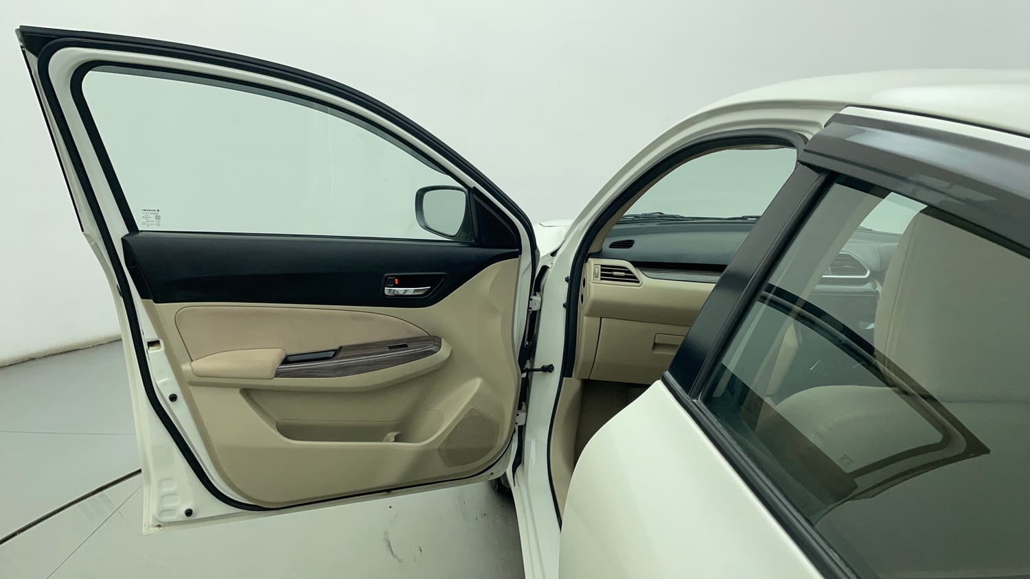 Used 2021 Maruti Suzuki Dzire VXi Petrol Manual interior LEFT FRONT DOOR OPEN VIEW