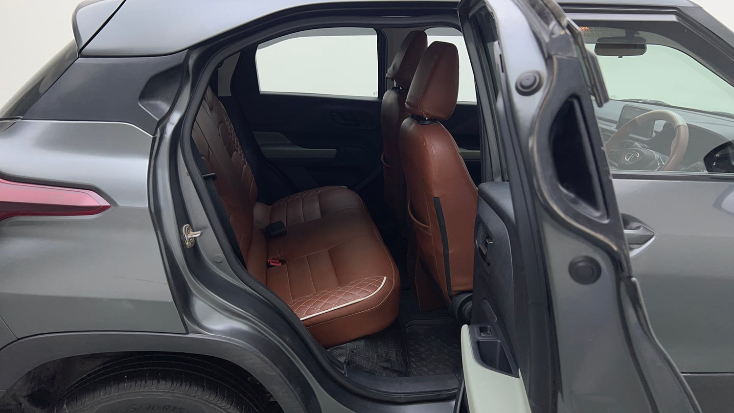 Used 2022 Tata Punch Adventure Rhythm Pack MT Petrol Manual interior RIGHT SIDE REAR DOOR CABIN VIEW