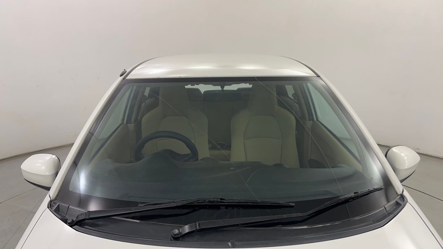 Used 2013 Honda Brio S MT Petrol Manual exterior FRONT WINDSHIELD VIEW