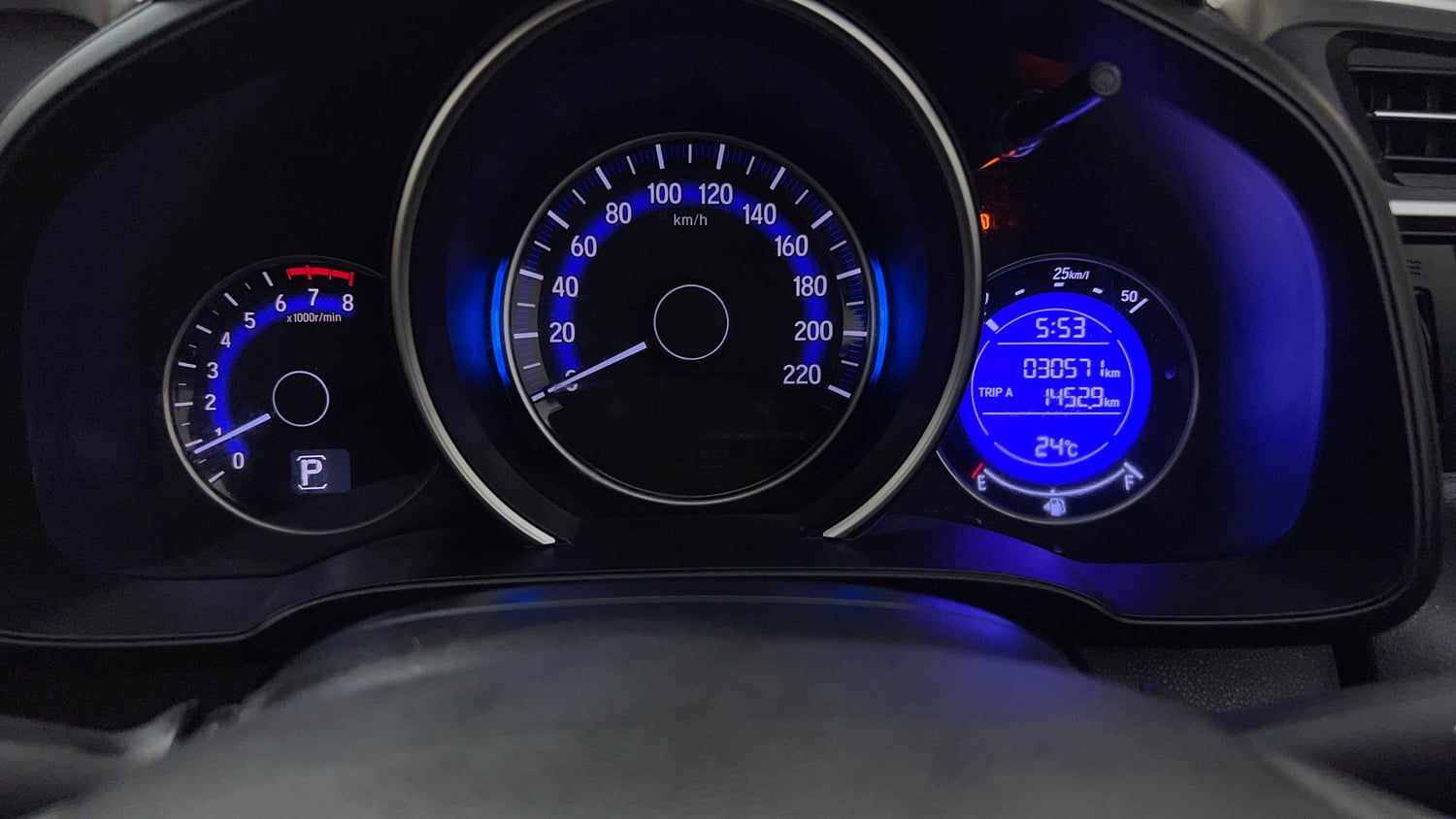 Used 2021 Honda Jazz VX CVT Petrol Automatic interior CLUSTERMETER VIEW
