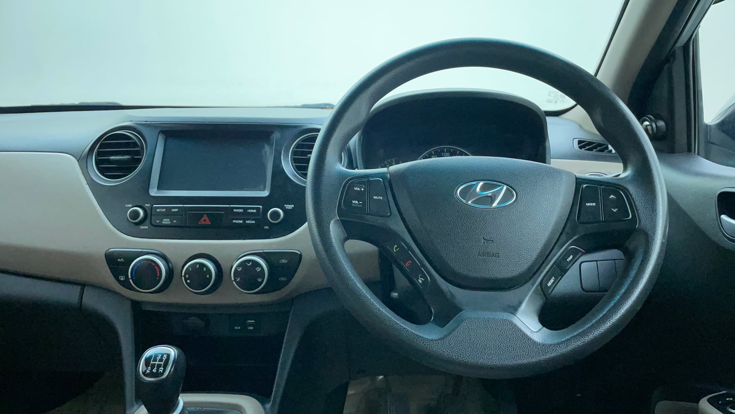 Used 2019 Hyundai Grand i10 Sportz 1.2 Kappa VTVT Petrol Manual interior STEERING VIEW