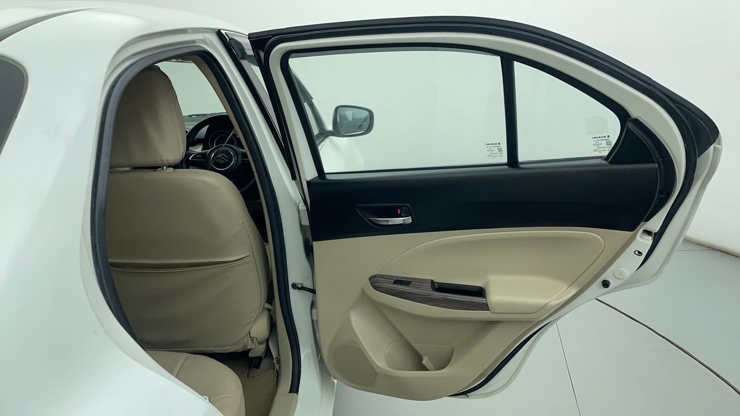 Used 2021 Maruti Suzuki Dzire VXi Petrol Manual interior RIGHT REAR DOOR OPEN VIEW