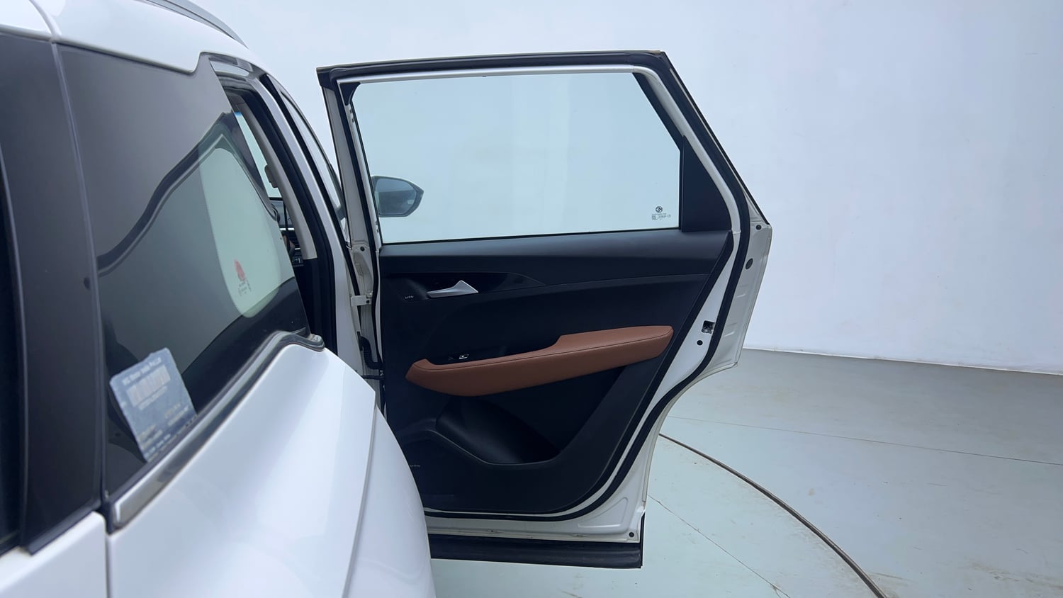 Used 2021 MG Motors Hector Plus Select 2.0 Diesel Turbo MT 7-STR Diesel Manual interior RIGHT REAR DOOR OPEN VIEW