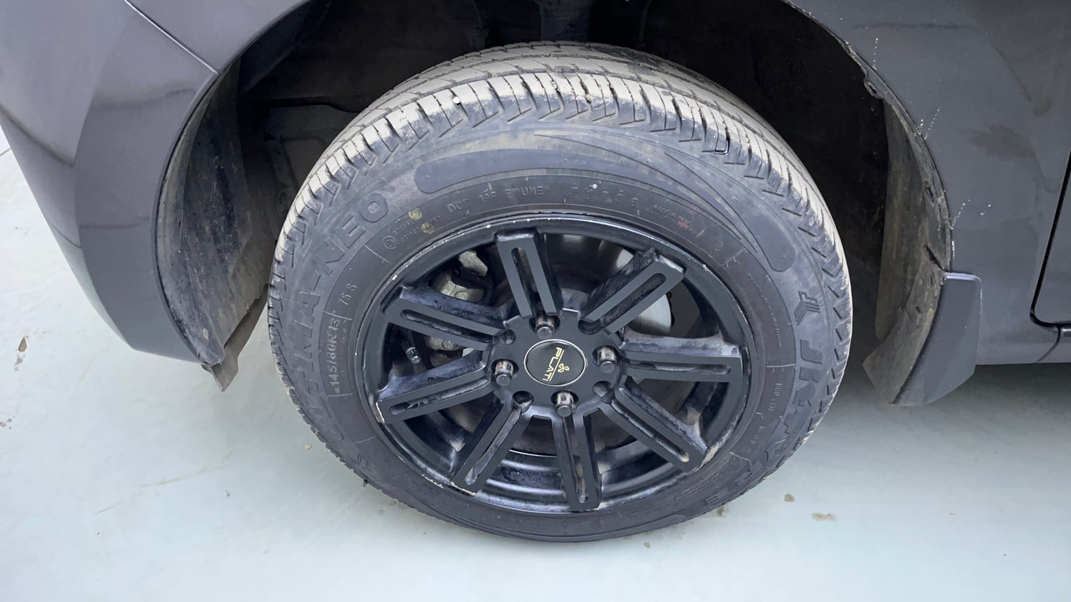 Used 2024 Maruti Suzuki Alto K10 VXi Plus Petrol Manual tyres LEFT FRONT TYRE RIM VIEW