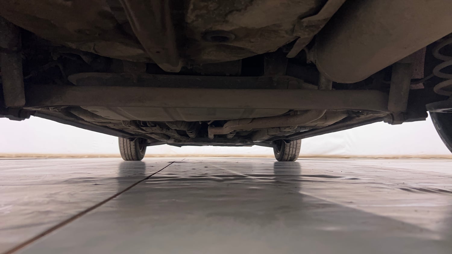 Used 2012 Hyundai i20 Magna (O) 1.2 Petrol Manual extra REAR UNDERBODY VIEW (TAKEN FROM REAR)