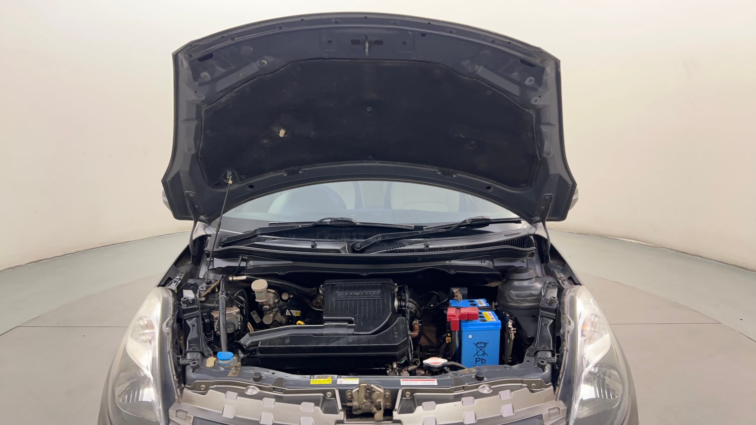 Used 2017 Maruti Suzuki Swift Dzire VXI (O) Petrol Manual engine ENGINE & BONNET OPEN FRONT VIEW