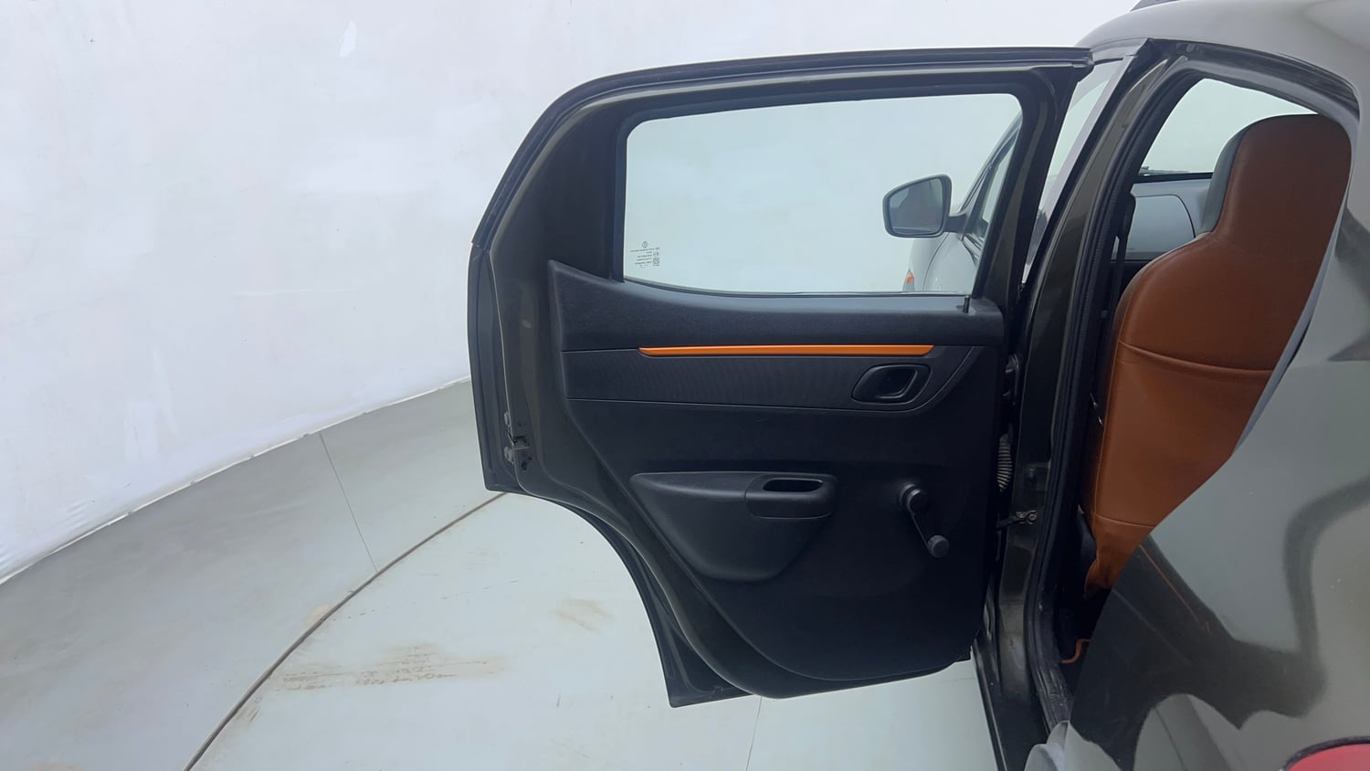 Used 2017 Renault Kwid CLIMBER 1.0 Petrol Manual interior LEFT REAR DOOR OPEN VIEW