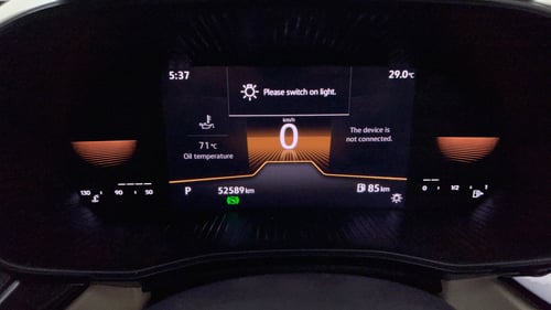Used 2022 Skoda Slavia Style 1.5L TSI DSG Petrol Automatic interior CLUSTERMETER VIEW