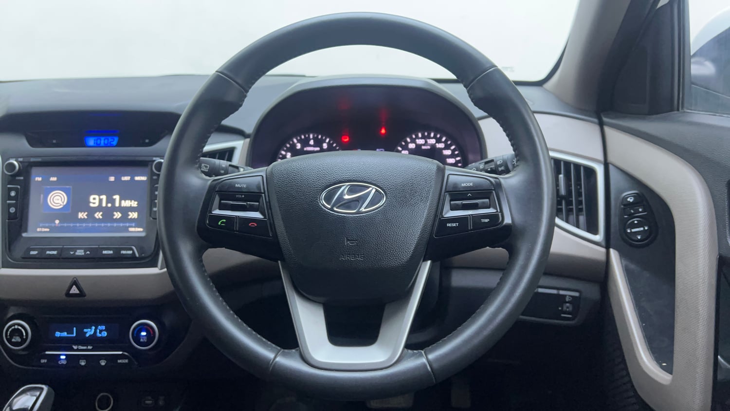 Used 2017 Hyundai Creta 1.6 SX Plus AT Petrol Petrol Automatic interior STEERING VIEW