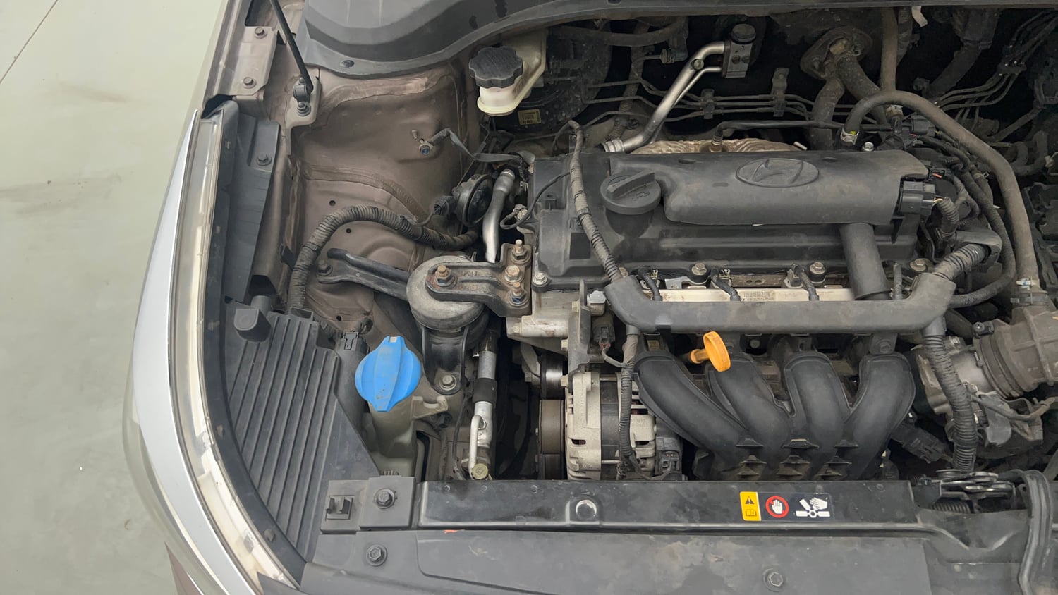 Used 2018 Hyundai Verna EX 1.4 VTVT Petrol Manual engine ENGINE RIGHT SIDE VIEW