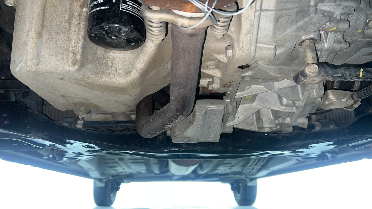 Used 2023 Maruti Suzuki Wagon R LXI 1.0 CNG Cng Manual extra FRONT LEFT UNDERBODY VIEW